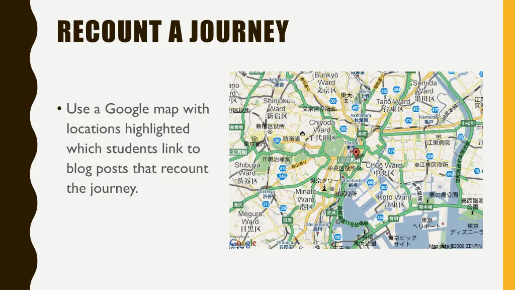 recount a journey