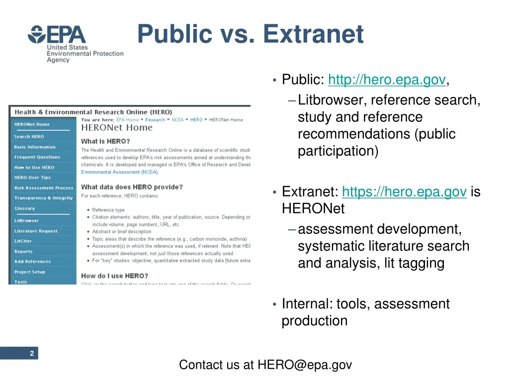 public vs extranet