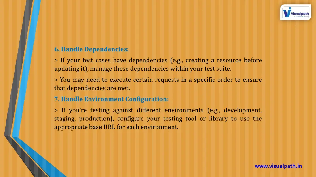 6 handle dependencies