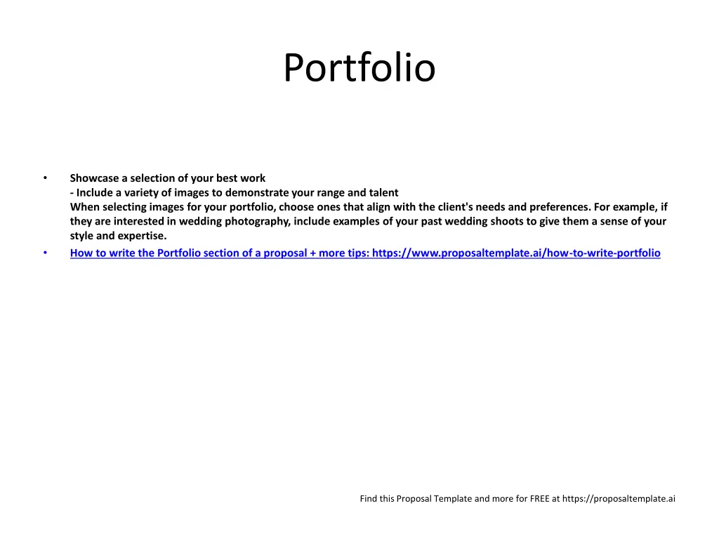 portfolio