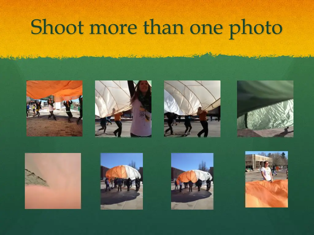 shoot more than one photo