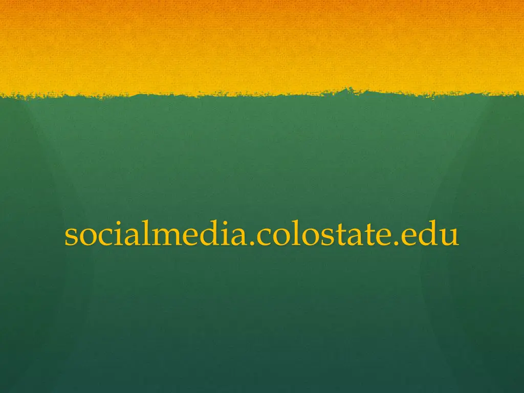 socialmedia colostate edu