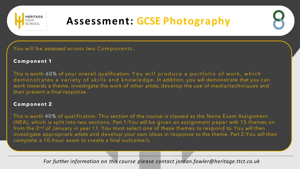 assessment gcse photography