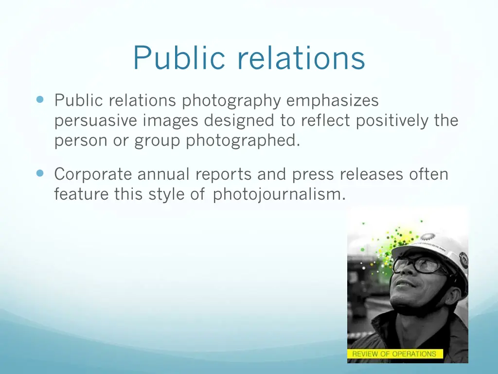 public relations