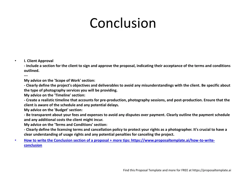 conclusion