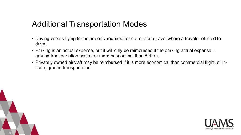 additional transportation modes 1