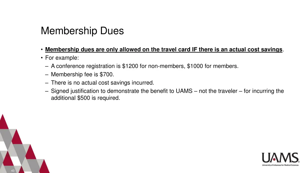 membership dues