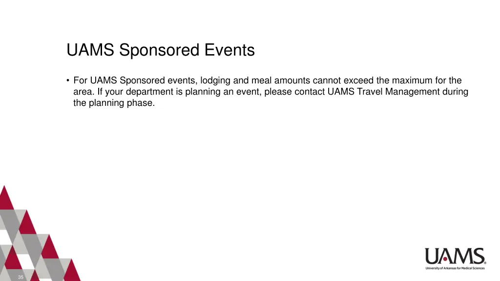 uams sponsored events