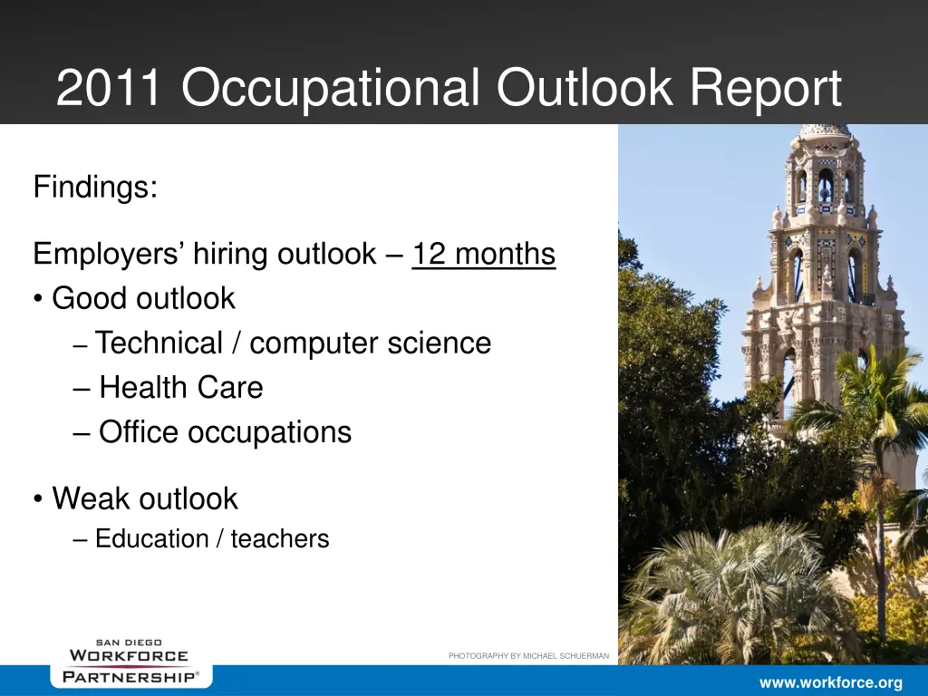 2011 occupational outlook report 12