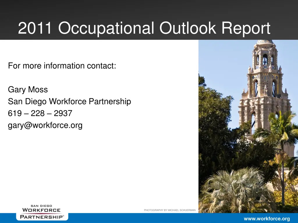 2011 occupational outlook report 18