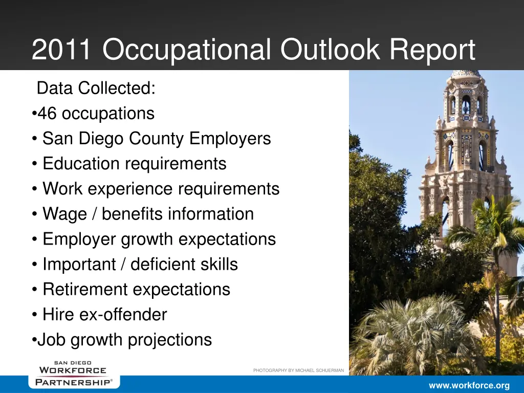 2011 occupational outlook report 8