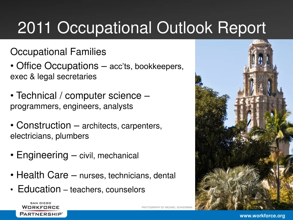 2011 occupational outlook report 9