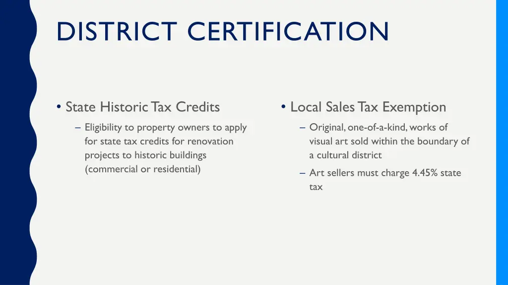 district certification