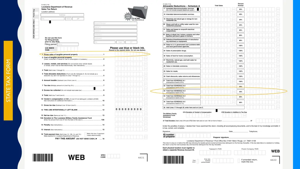 state tax form