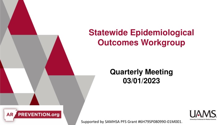 statewide epidemiological outcomes workgroup