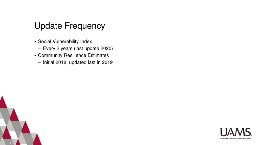 update frequency