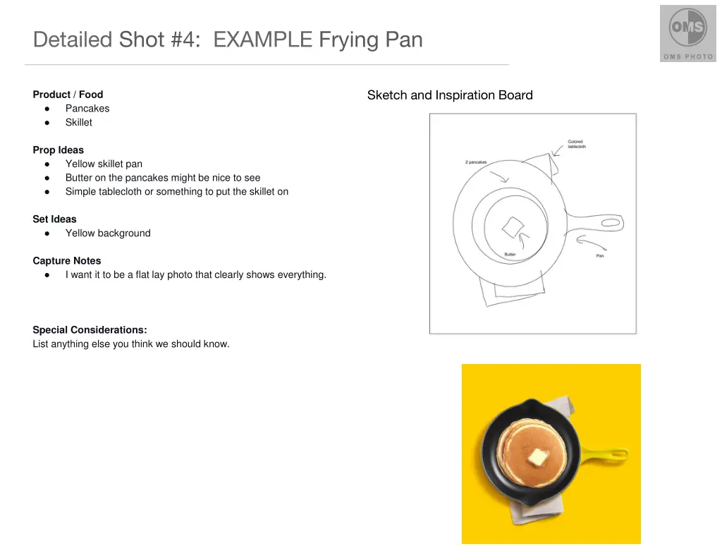 detailed shot 4 example frying pan