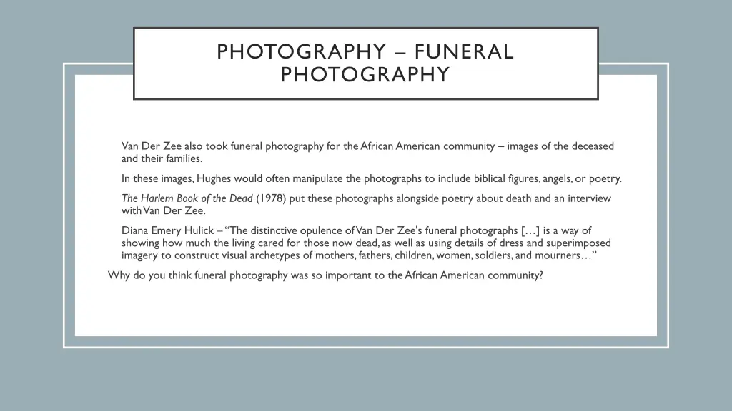 photography funeral photography