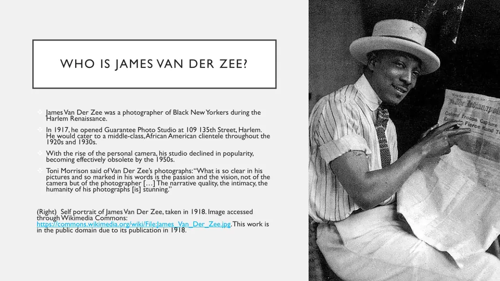 who is james van der zee