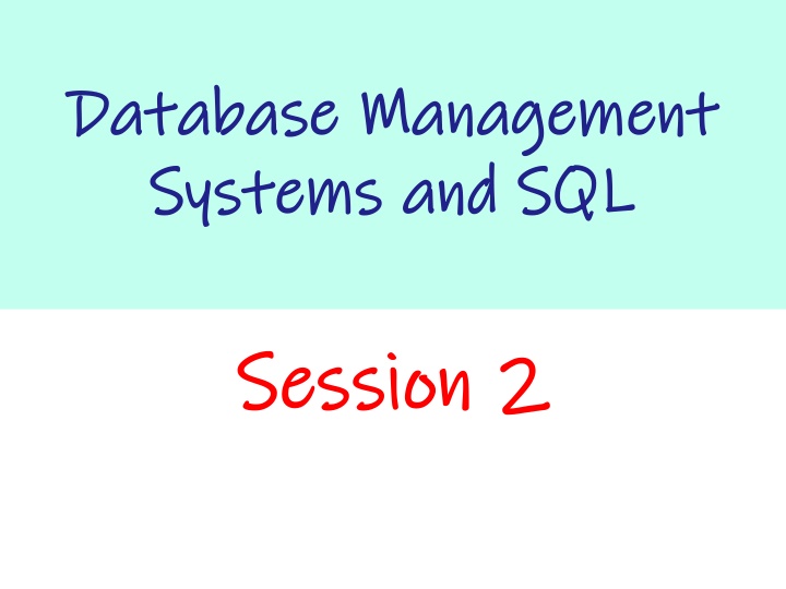 database management database management systems