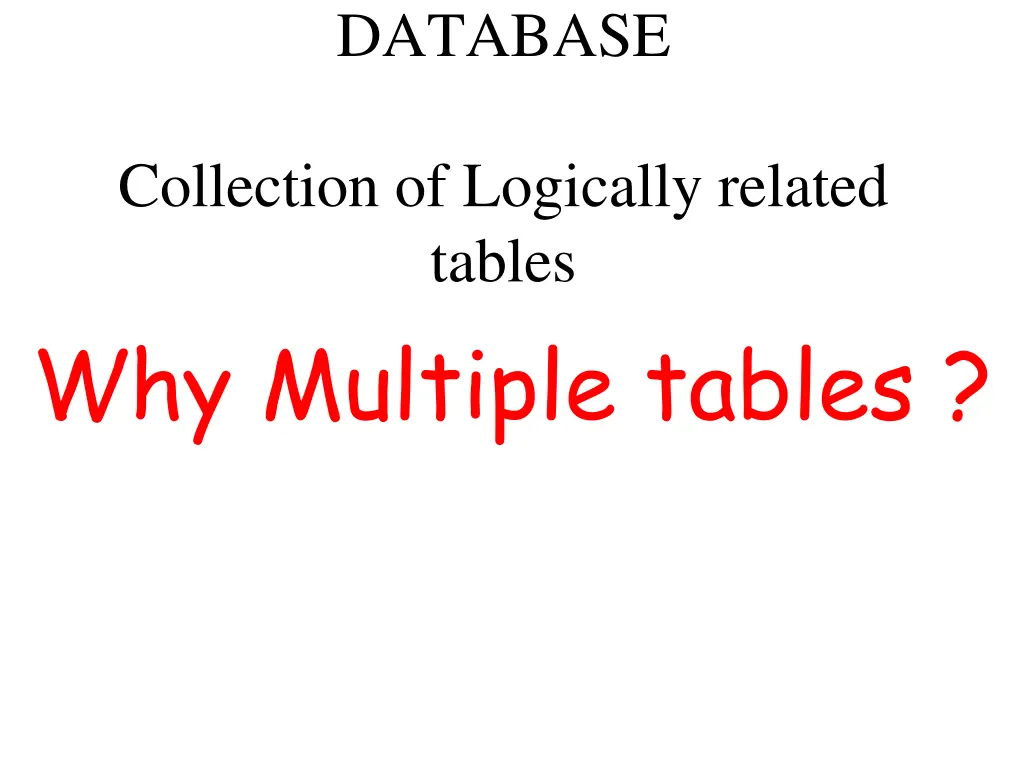 database