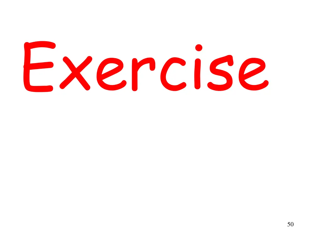 exercise