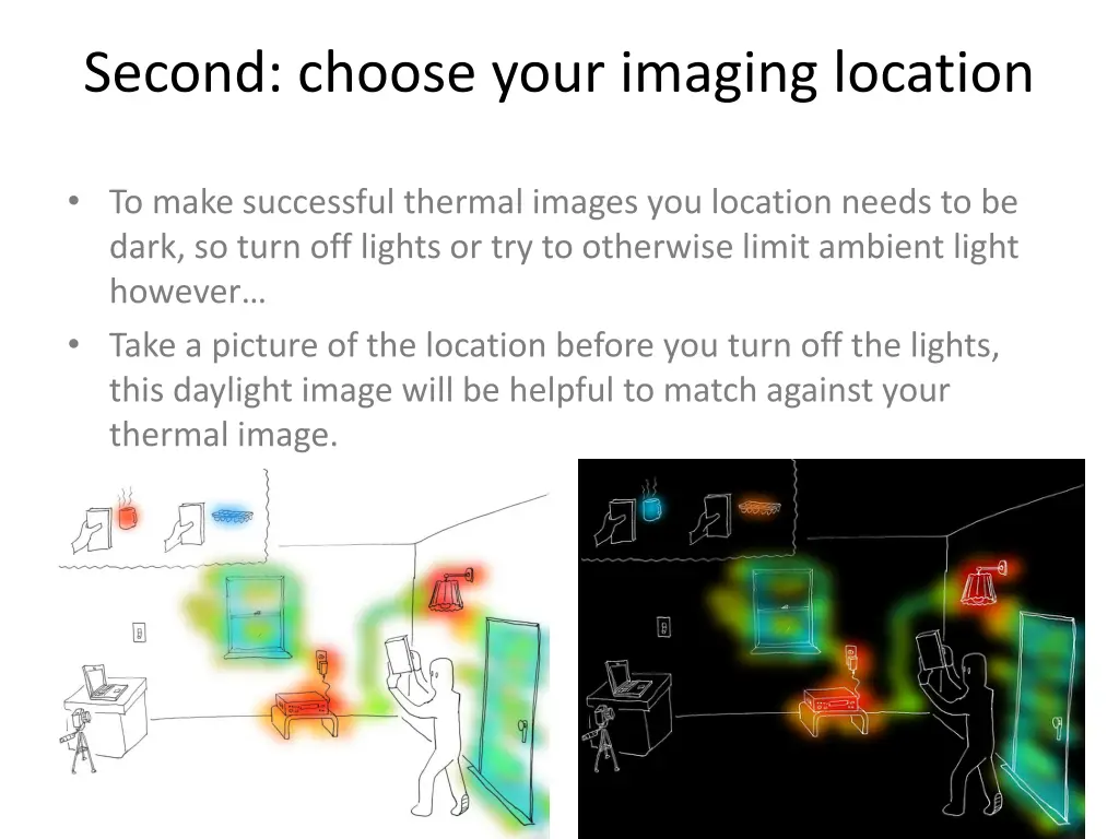 second choose your imaging location