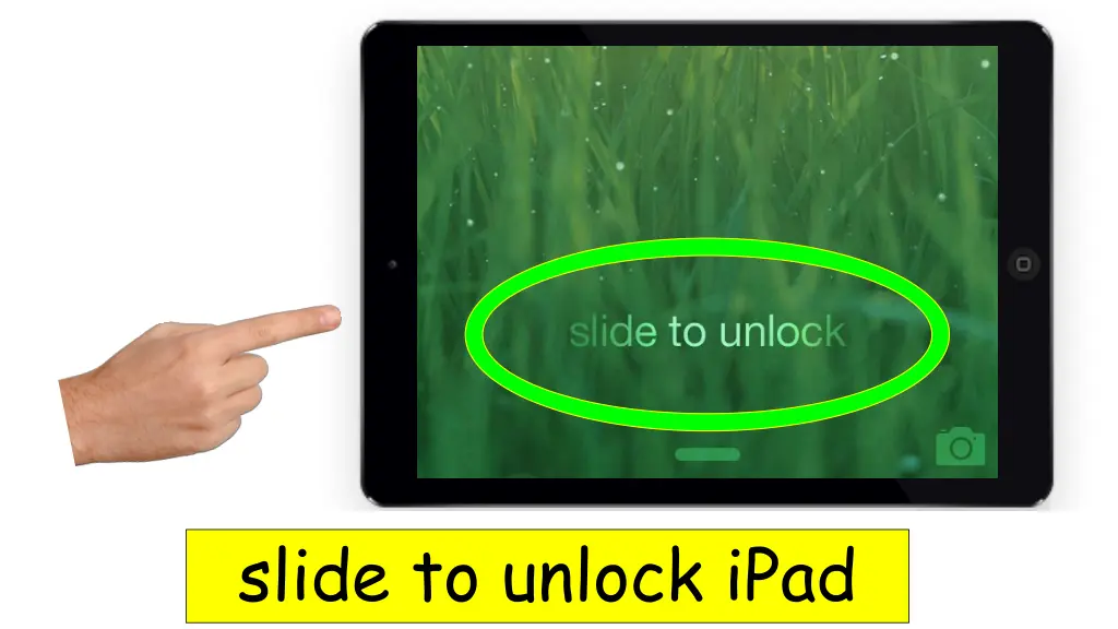 slide to unlock ipad