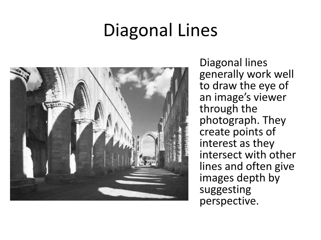 diagonal lines