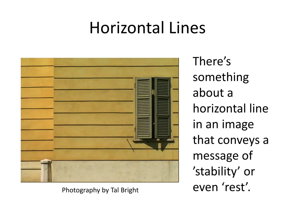 horizontal lines