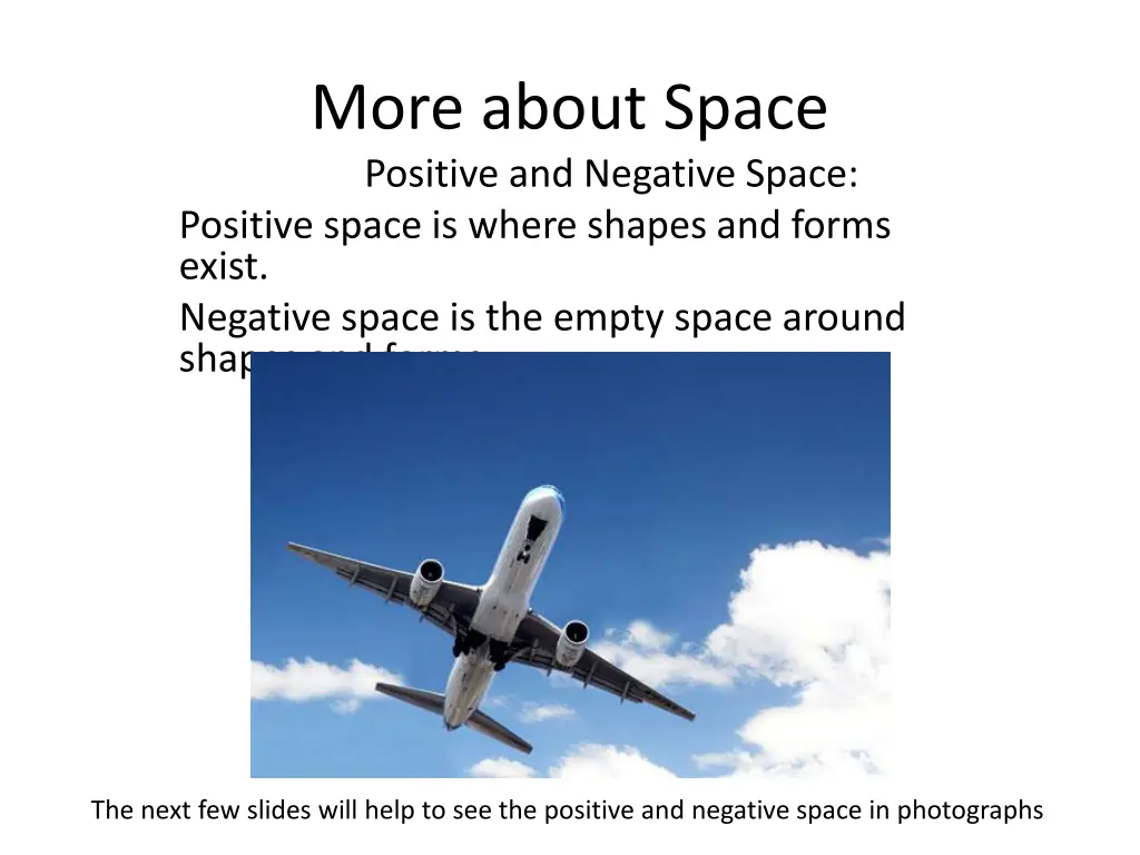 more about space positive and negative space