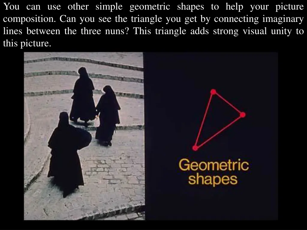 you can use other simple geometric shapes to help