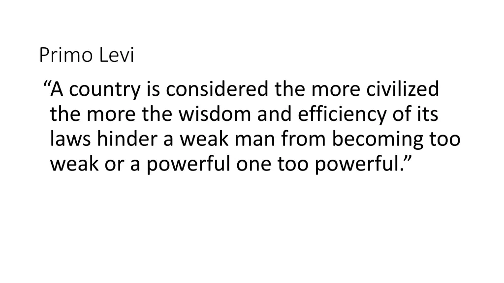 primo levi a country is considered the more