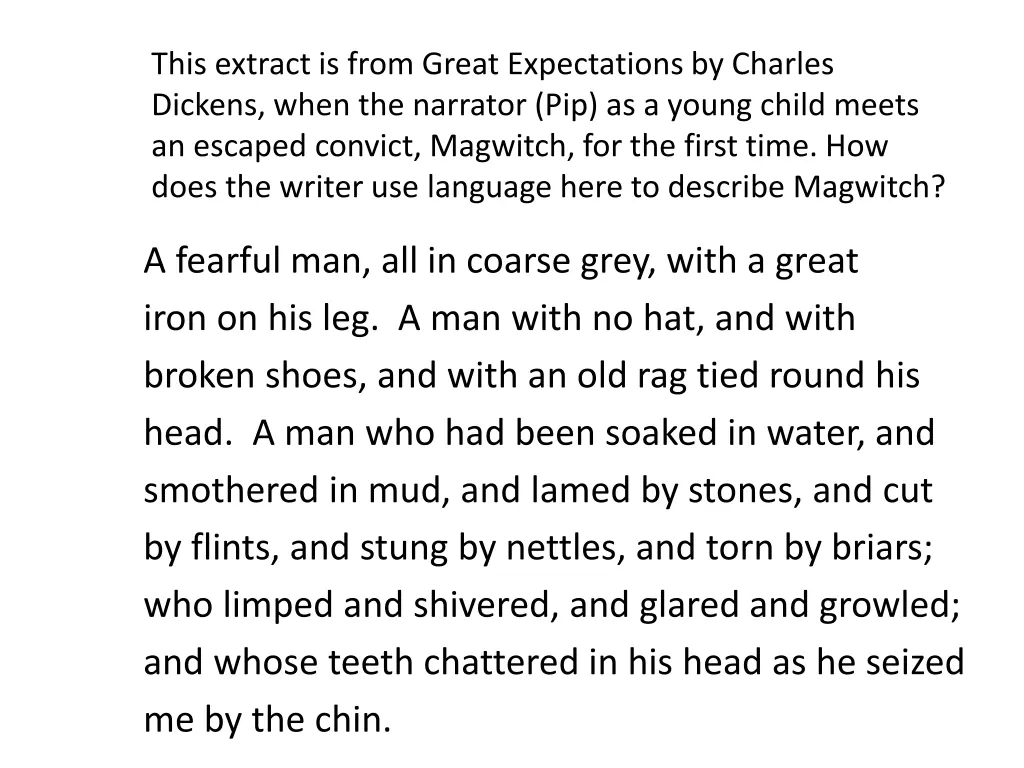 this extract is from great expectations 1