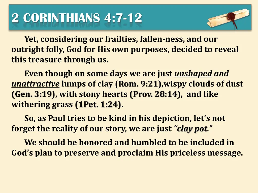 2 corinthians 4 7 12 3