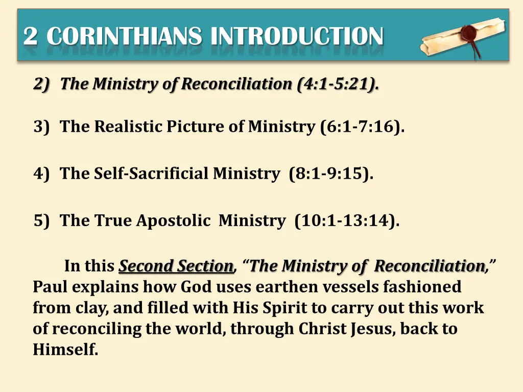 2 corinthians introduction 2