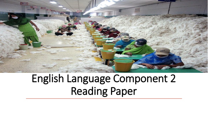 english language component 2 english language