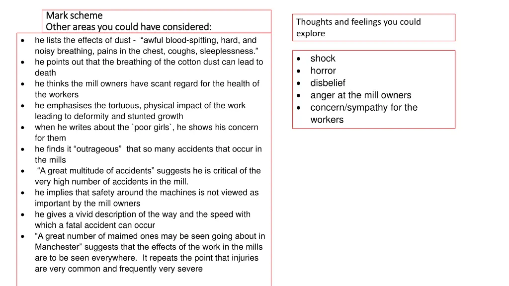 mark scheme mark scheme other areas you could 1