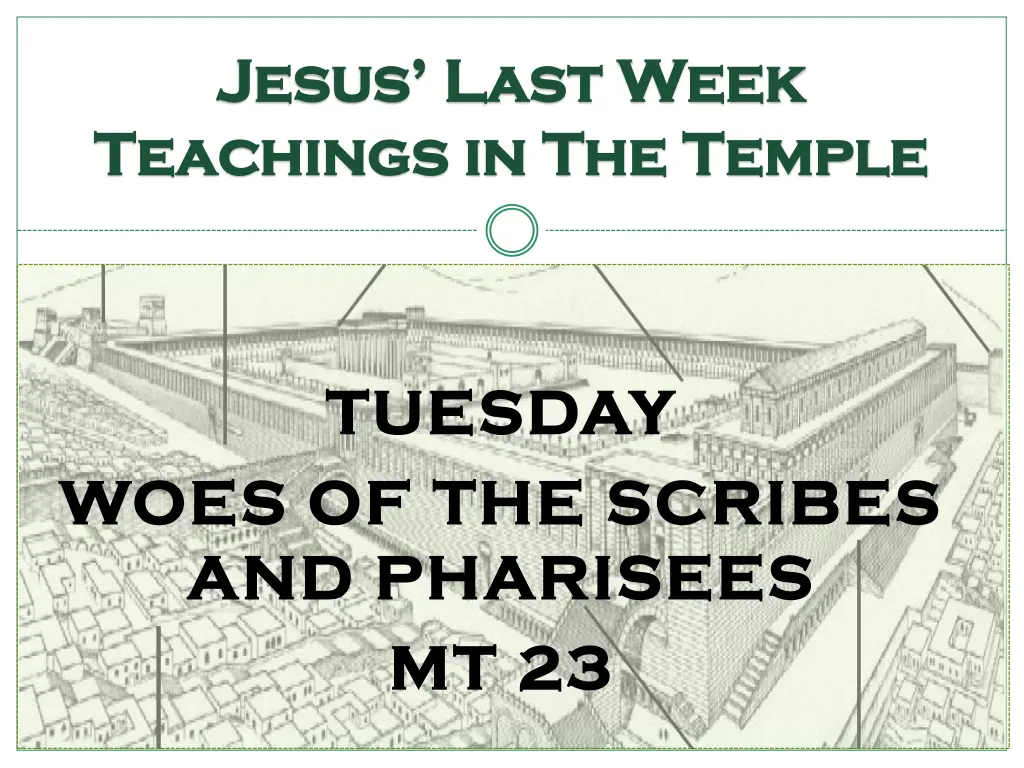 jesus last week jesus last week teachings