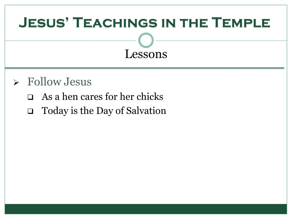 jesus teachings in the temple 4