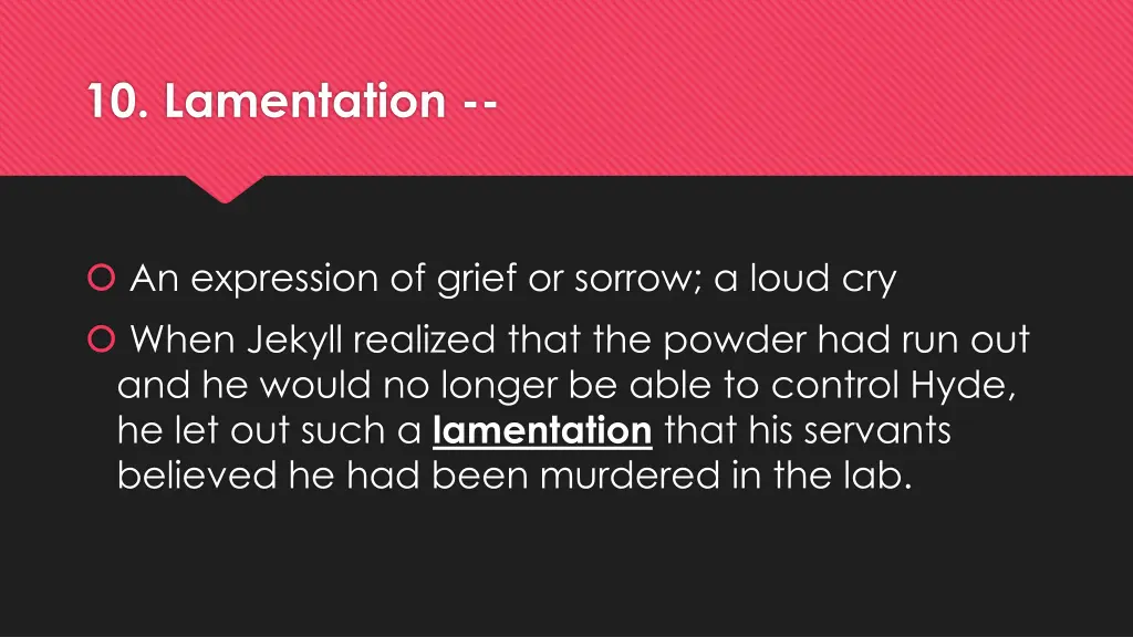 10 lamentation