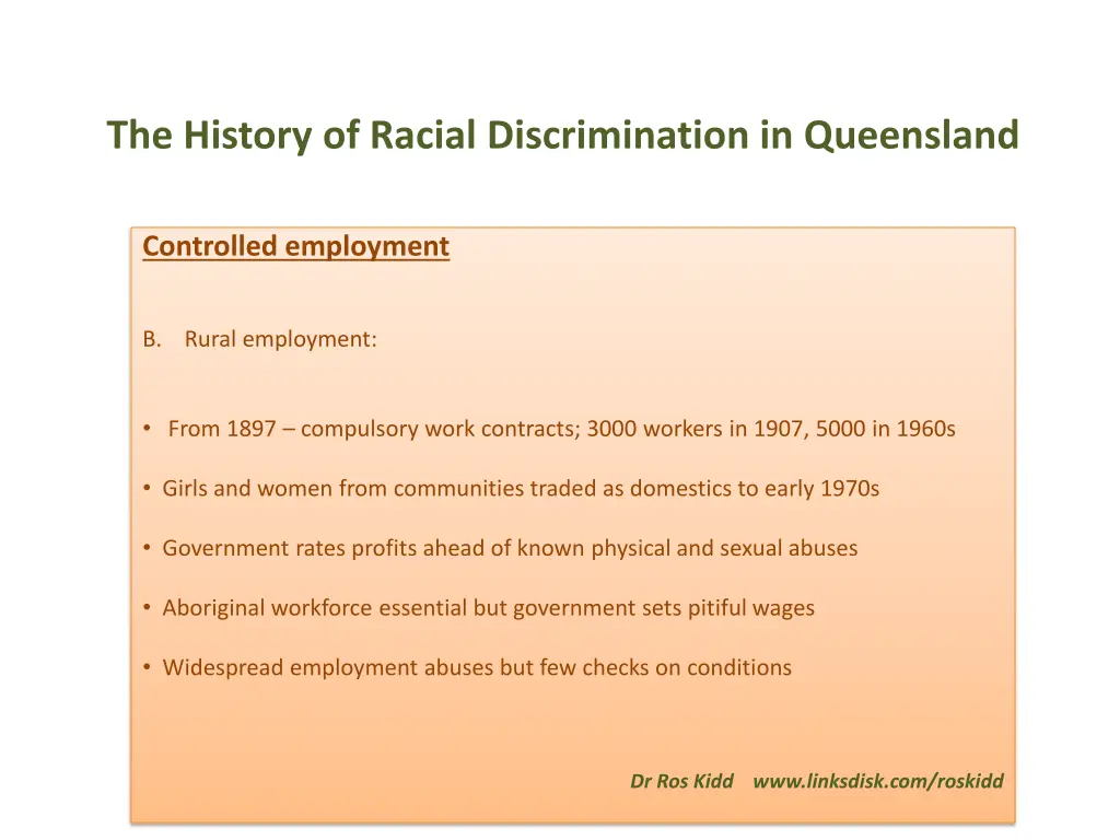 the history of racial discrimination in queensland 5