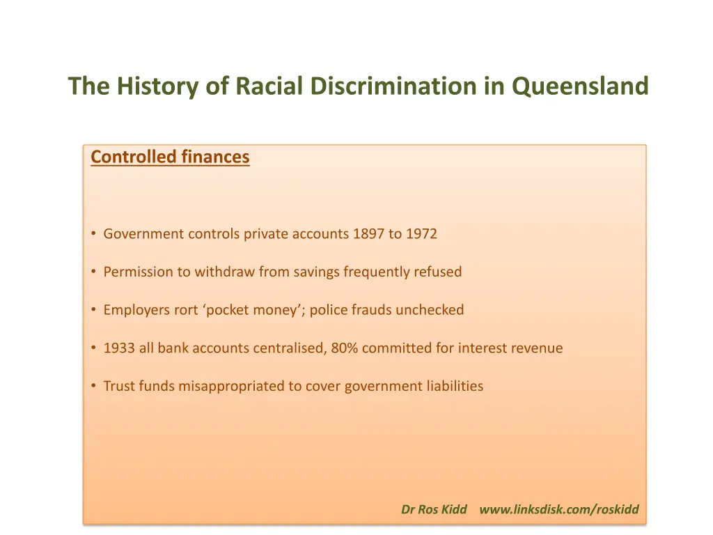 the history of racial discrimination in queensland 6