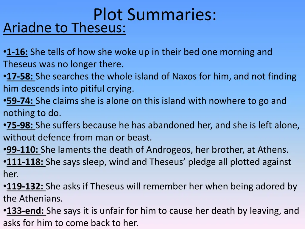 plot summaries 7