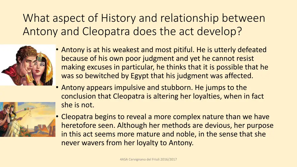 what aspect of history and relationship between