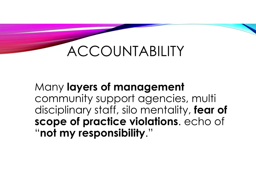 accountability