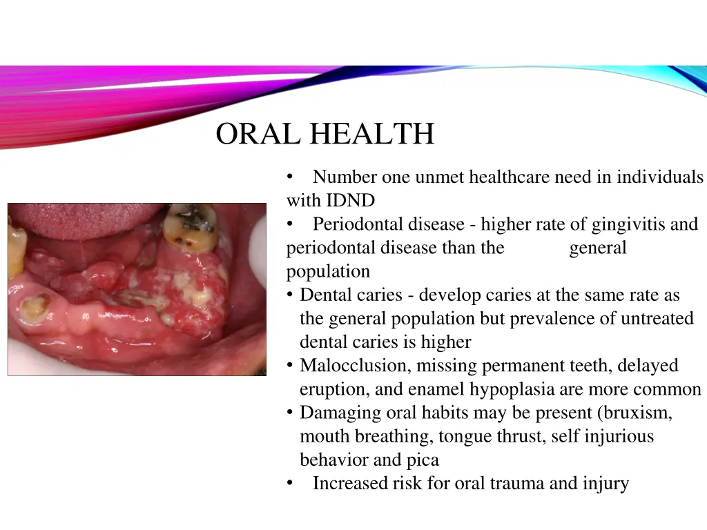 oral health