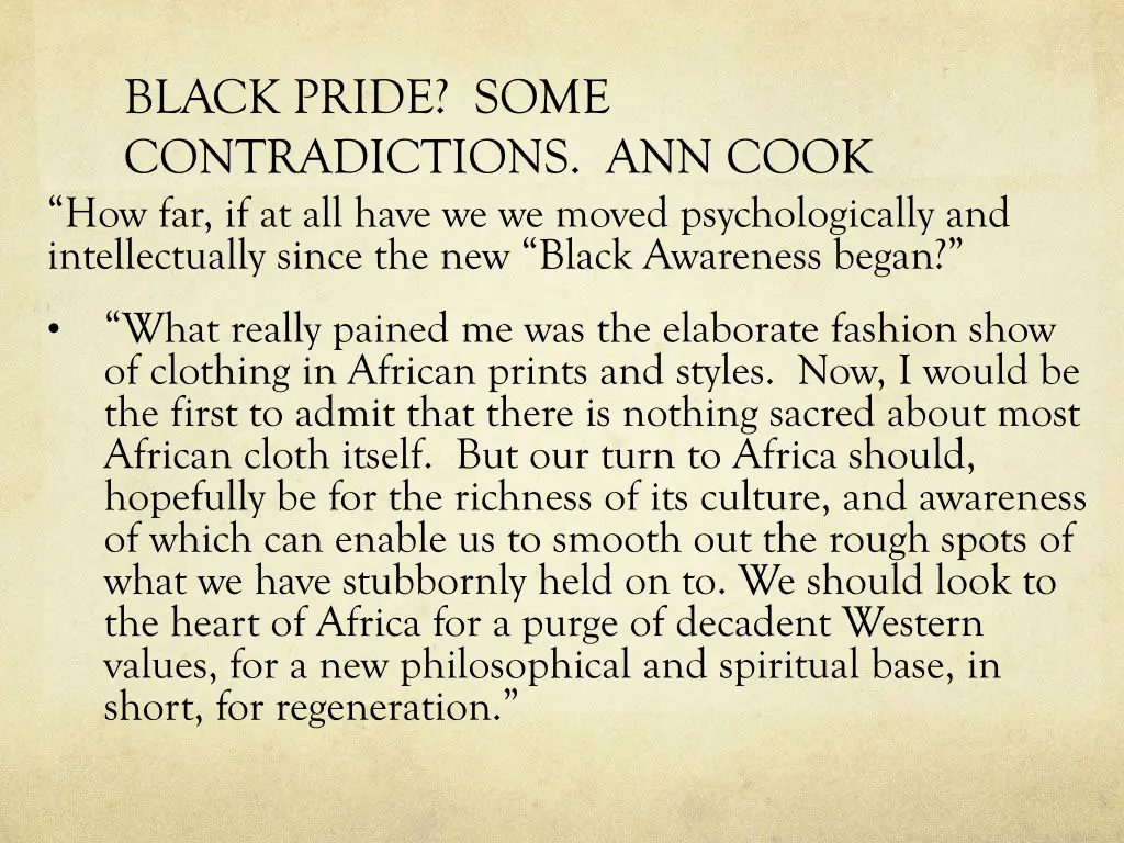 black pride some contradictions ann cook