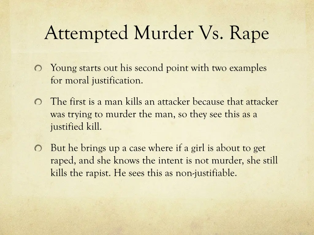 attempted murder vs rape