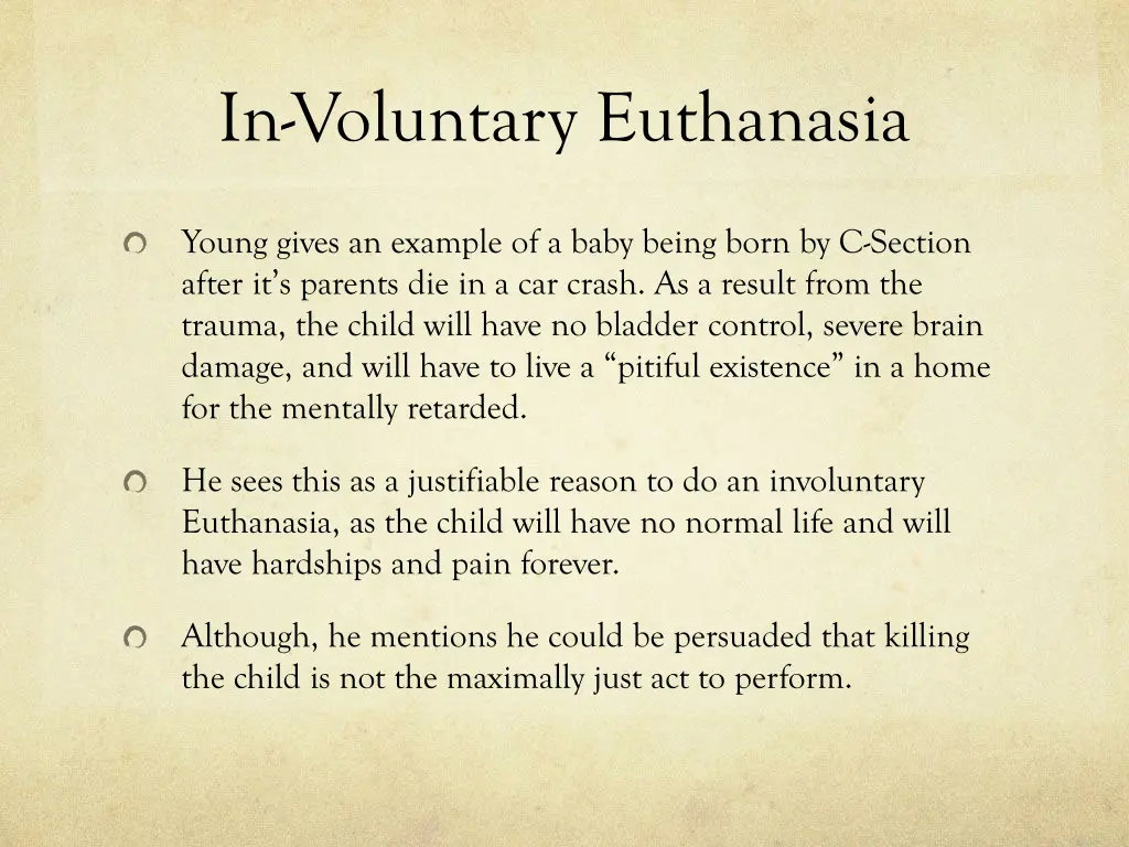 in voluntary euthanasia